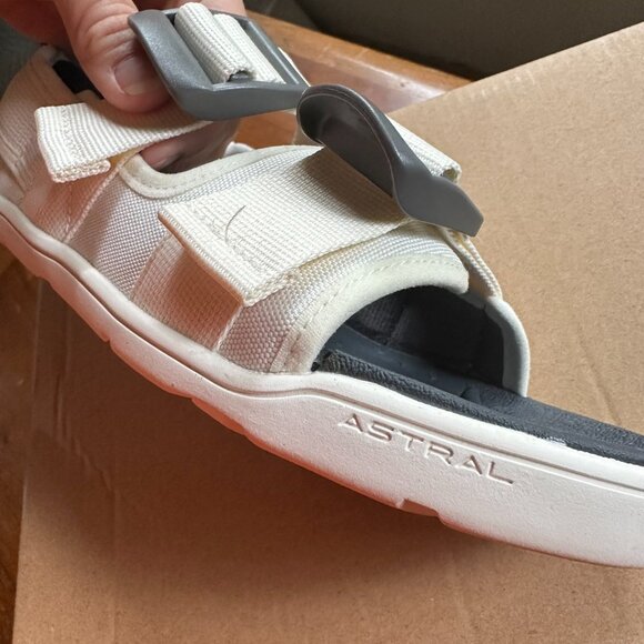 ASTRAL {NIB} Women's Webber Sandals | 8 / 37-38 | white | adjustable straps - Picture 9 of 10